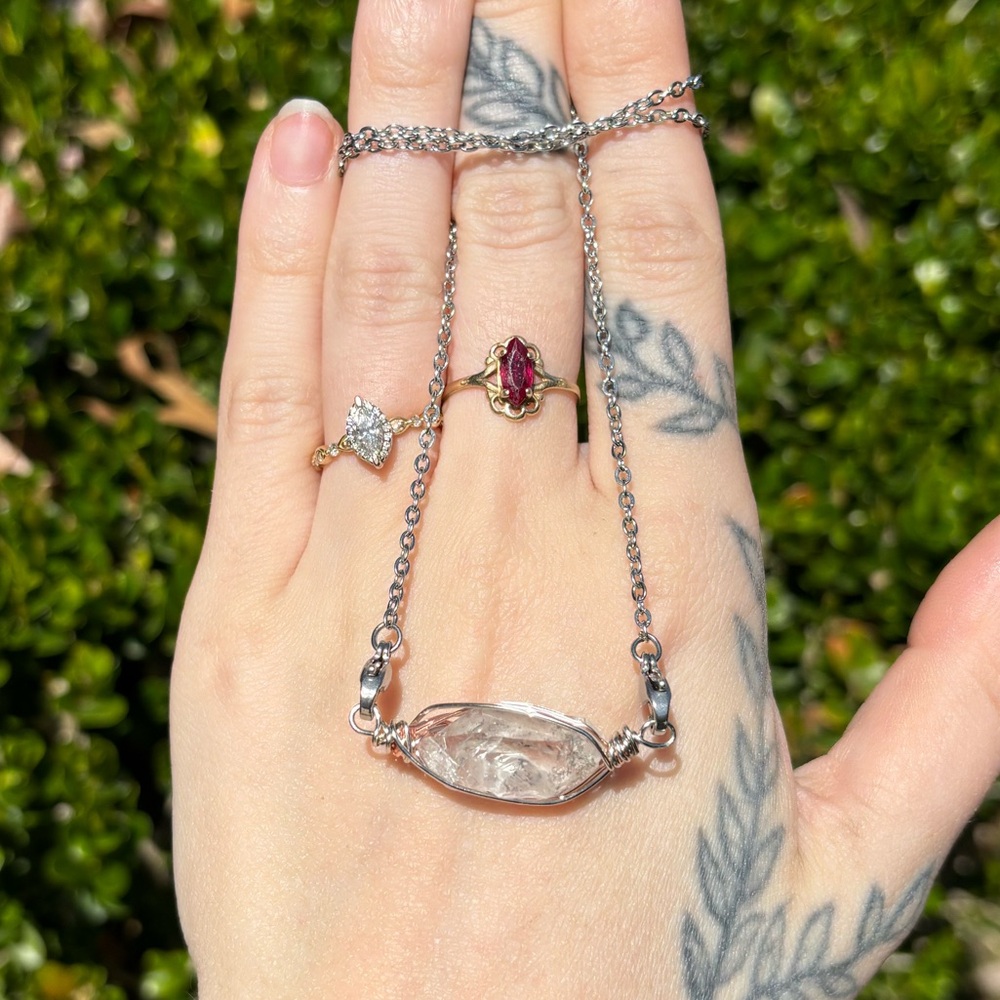 Quartz interchangeable necklace - Picture 1 of 5